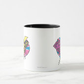 Mug Coeur et boulon supergirl (Centre)