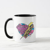 Mug Coeur et boulon supergirl (Gauche)