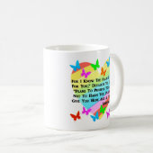 MUG COEUR ET COEUR JEREMIAH 29:11 (Devant droit)