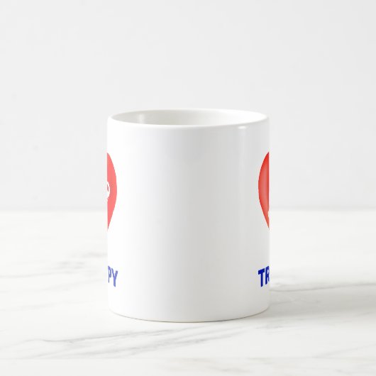 Mug Coeur et éléphant Trumpy modifiable (Centre)
