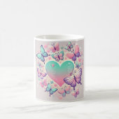 Mug "Coeur et papillon capricieux" (Centre)