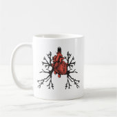 Mug Coeur et poumons (Gauche)