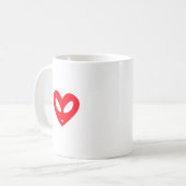 Mug Coeur étranger (Devant gauche)