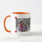 Mug Coeur Fière Grand-mère Amour Personnaliser Photos  (Gauche)