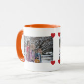 Mug Coeur Fière Grand-mère Amour Personnaliser Photos  (Devant gauche)