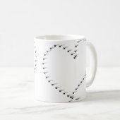 Mug Coeur Fleur (Devant droit)