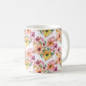 Mug Coeur Fleur, Fleur, Botanique Fleur sauvage (Devant droit)
