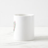 Mug Cœur Floral Moderne (Centre)