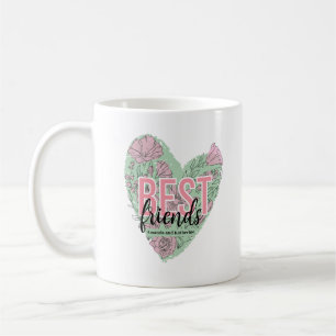 Mug Cœur Floral Moderne