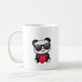 Mug Coeur frais de Saint-Valentin de lunettes de (Gauche)