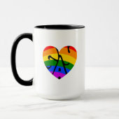 Mug Coeur gay (Gauche)