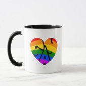 Mug Coeur gay (Gauche)