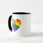 Mug Coeur gay (Devant gauche)