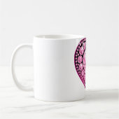Mug Coeur Gem Quartz Rose (Gauche)