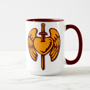 Mug Coeur guerrier d'Angel