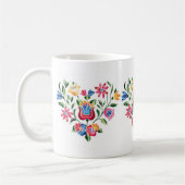 Mug Coeur hongrois de fleur d'OPUS (Gauche)