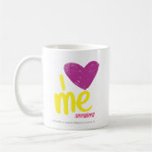 Mug Coeur I je pourpre/jaune (Gauche)
