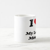 Mug Coeur I ma tondeuse à gazon (Centre)