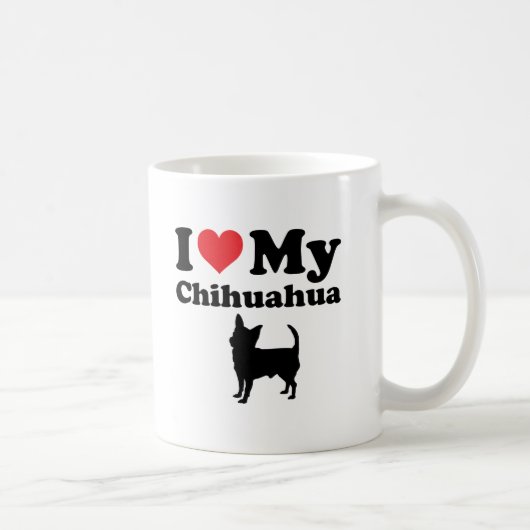Mug Coeur I mon chiwawa (Droite)