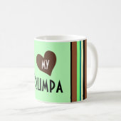 Mug Coeur I mon Grumpa (Devant droit)