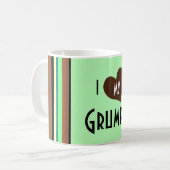 Mug Coeur I mon Grumpa (Devant gauche)