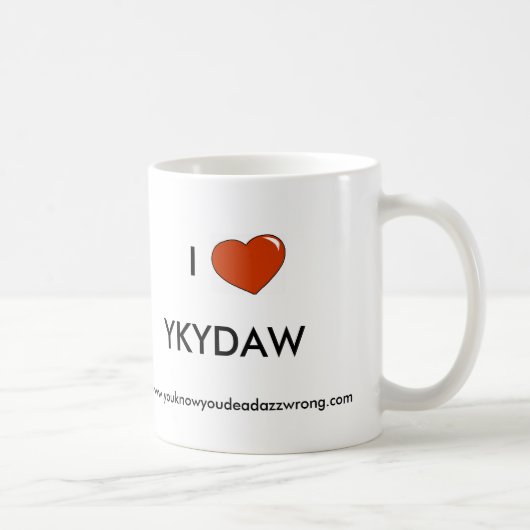 Mug coeur, I, YKYDAW, www.youknowyoudeadazzwrong.com (Droite)