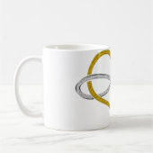 Mug Coeur Infinity Gold Silver (Gauche)