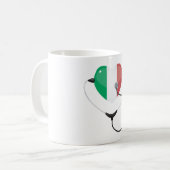 Mug Coeur italien avec stéthoscope Soins de santé (Devant gauche)