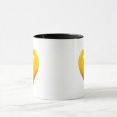 Mug Coeur jaune (Centre)