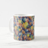 Mug coeur jaune rose orange (Devant gauche)