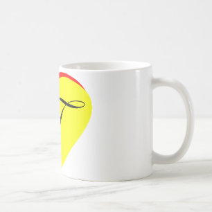 Mug Coeur Jaune Rouge T Faire-part de mariage Le MUSÉE