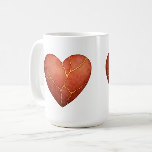Mug Coeur Kintsugi (Devant gauche)