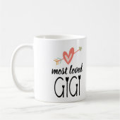 Mug Coeur le plus aimé Gigi (Gauche)