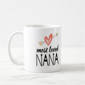 Mug Coeur le plus aimé Nana (Gauche)