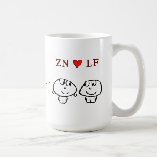 Mug "Coeur LF de ZN " (Droite)