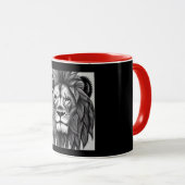 Mug Coeur Lion (Devant droit)