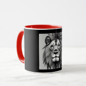 Mug Coeur Lion (Devant gauche)