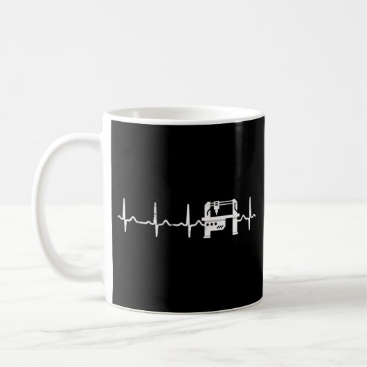 Mug Coeur machiniste CNC (Gauche)