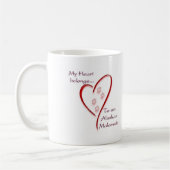 Mug Coeur malamué de l'Alaska (Gauche)