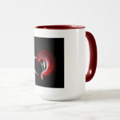 Mug Coeur métallique (Devant droit)