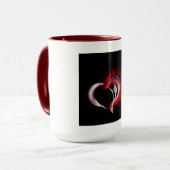 Mug Coeur métallique (Devant gauche)