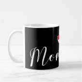 Mug Coeur Monaco, Monaco Drapeau, I Love Monaco (Gauche)