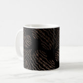 Mug Coeur motif sans couture ornement Saint-Valentin (Devant gauche)