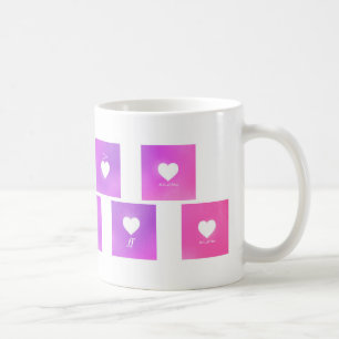Mug Coeur Musique Notation Amour Langue
