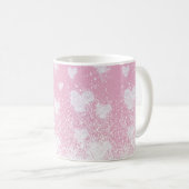 Mug coeur neigeux (Devant droit)