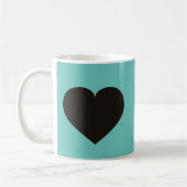 Mug Coeur noir (Gauche)