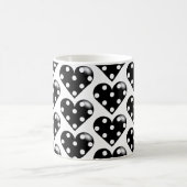 Mug Coeur noir avec Pois (Centre)