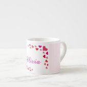 Mug Cœur Nom Personnalisé (Devant droit)