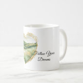 Mug Coeur Or Collines d'Herbe Verte (Devant droit)
