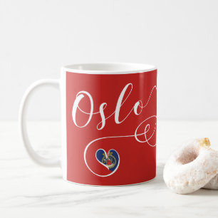 Mug Coeur Oslo Mug, norvégien